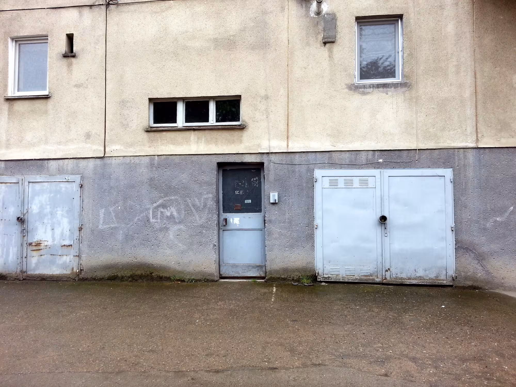 Soviet era apartment block