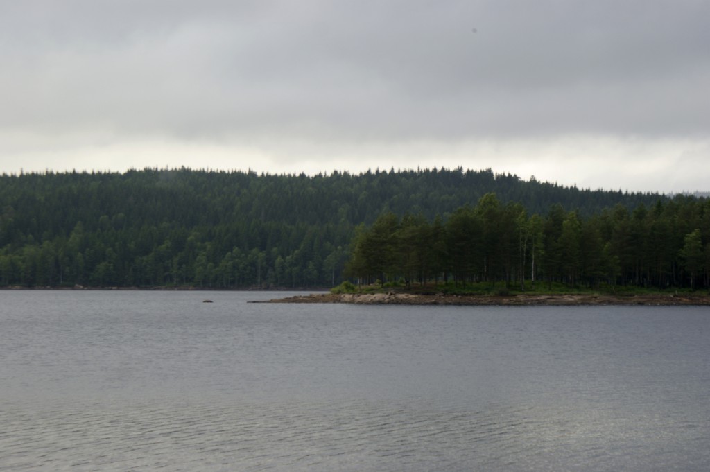 The remaining water left in Øyungen.