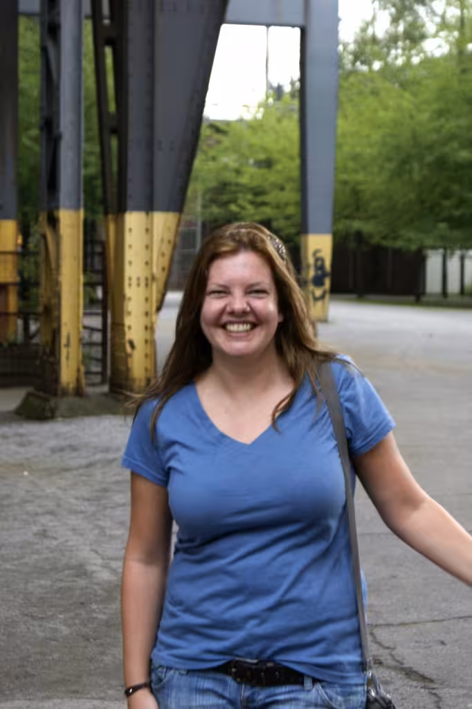 Steffi at Landschaftspark in Duisburg