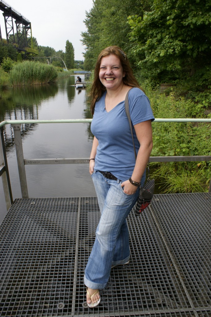 Steffi at Landschaftspark, Duisburg