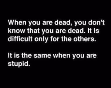 When dead