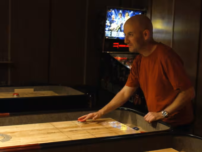 Kiwi shuffleboard in Drammen