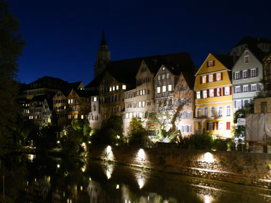 Beautiful view of Tübingen