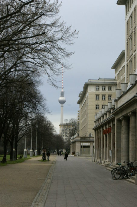 Fernsehturm Berlin from Karl Marx Allee