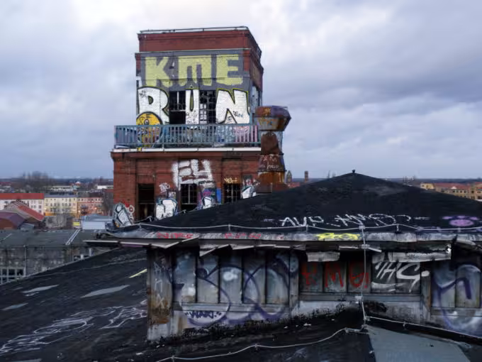 View from the roof of Bärenquell brewery