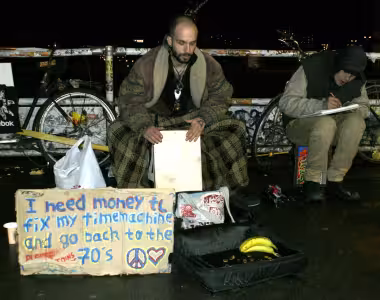 Being a bum, Berlin style