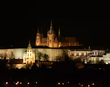 Prague by night