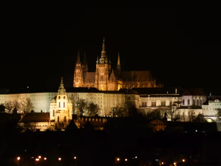 Prague by night