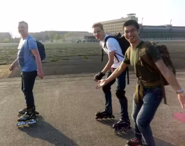 Skating at Tempelhof