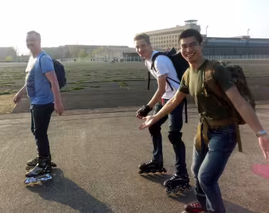 Skating at Tempelhof