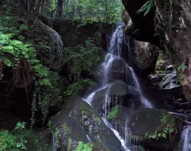 Sachsen waterfall