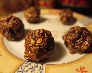 Home made protein balls