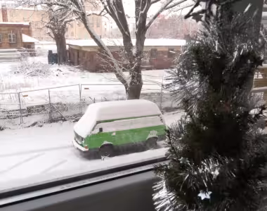 Snow in Berlin