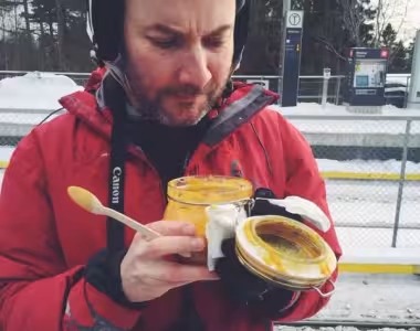 WordCamp Norway sledding 2015