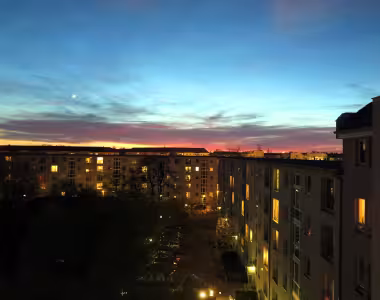 Berlin sunset