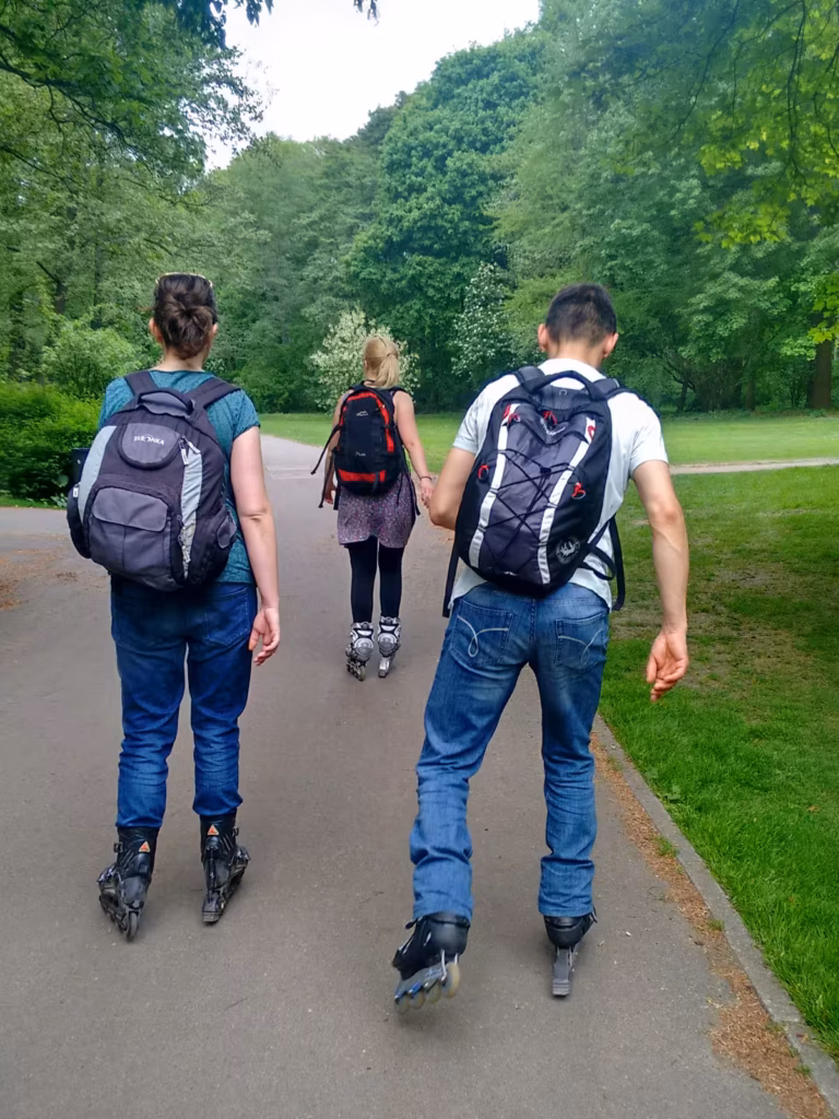Inline skating in Tiergarten