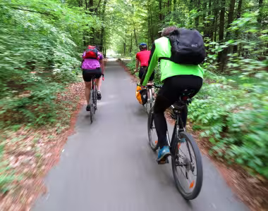 Cycling to Bernau