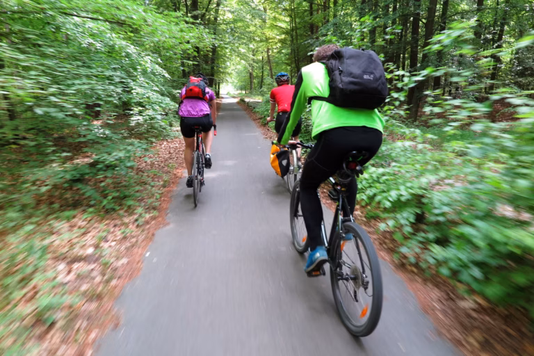Cycling to Bernau