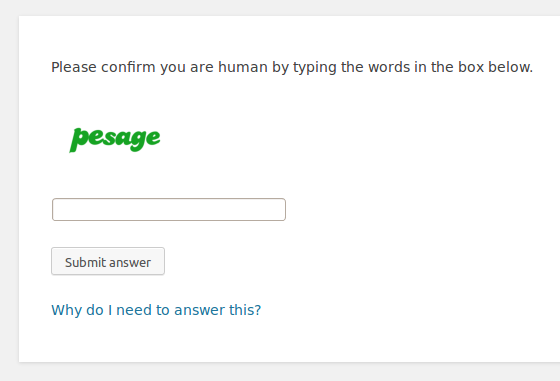 Anti-spam CAPTCHA