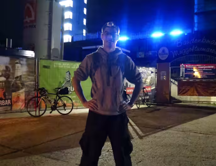 Midnight bike ride to Müggelturm