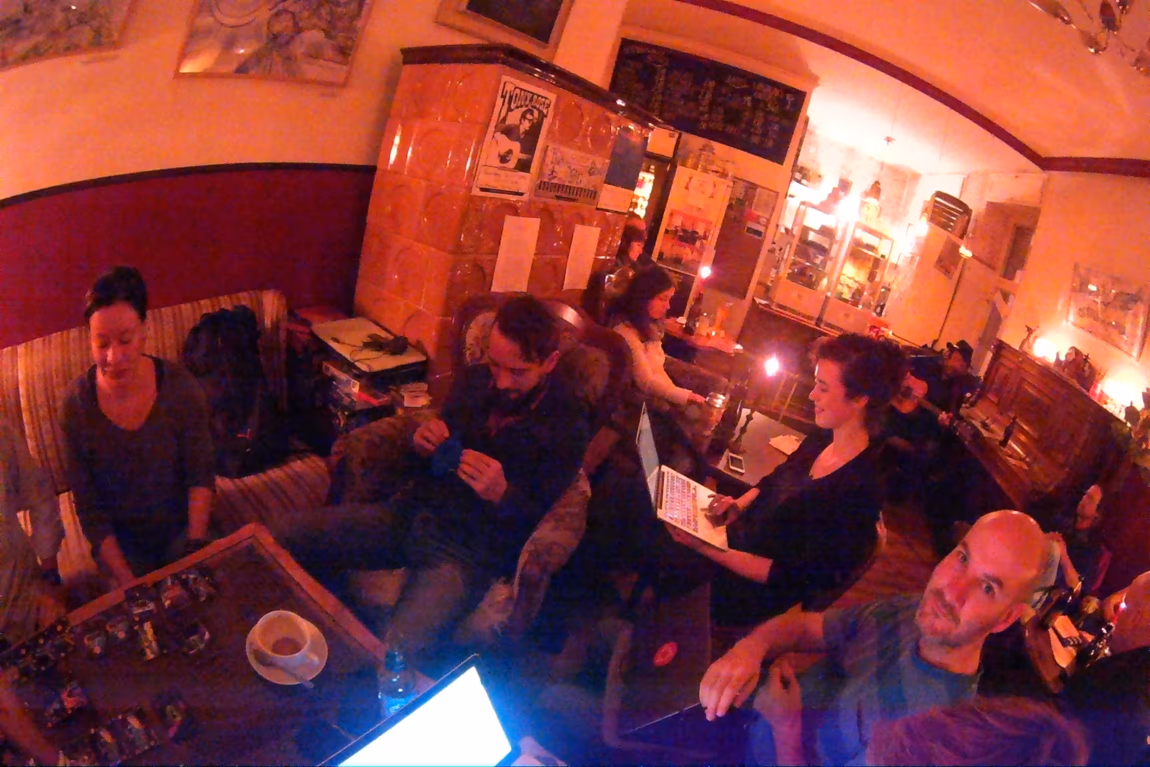 Co-working at Hermann Schulz cafe