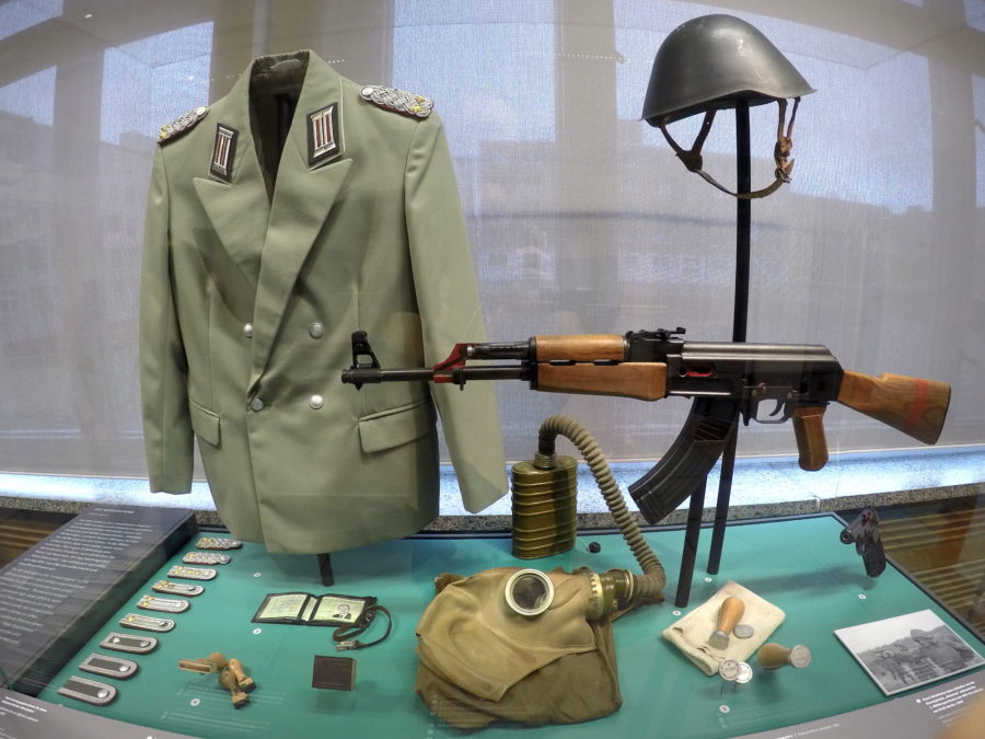 Stasi uniform and weaponry