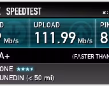 Octagon free WiFi speed test