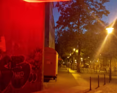 Cool light/art installation in Lichtenberg