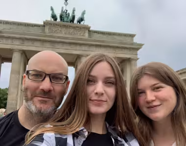 Ulyana and Olga in Berlin