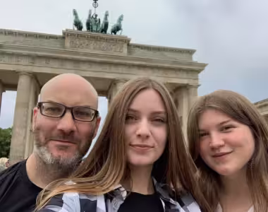 Ulyana and Olga in Berlin
