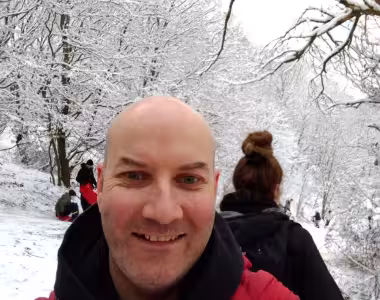 Day out in the snow with Susanne