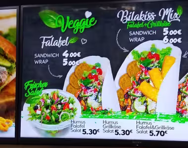 Felafel sandwich