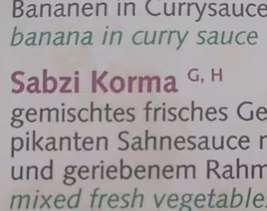 Banana curry