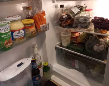 The joy of a well stocked fridge