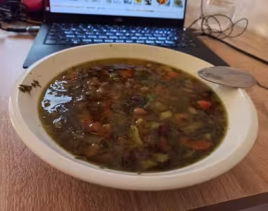 Vegetable soup gone wrong!