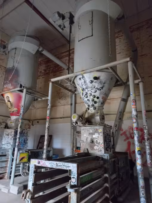 The Teufelsberg spy station paper shredder/mulcher