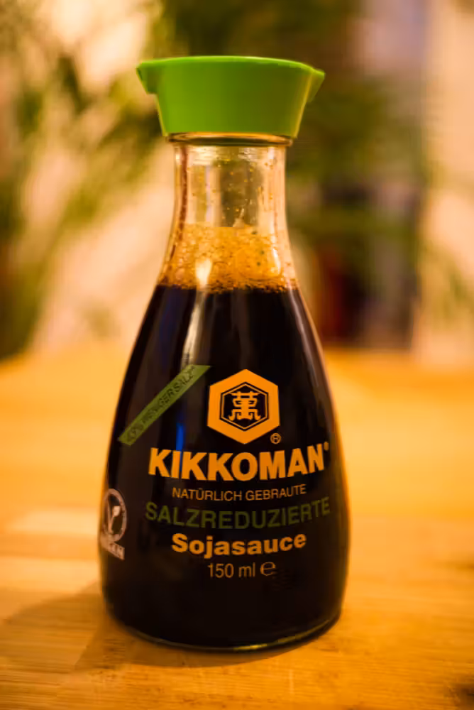 Potassium fortified Kikkoman soy sauce