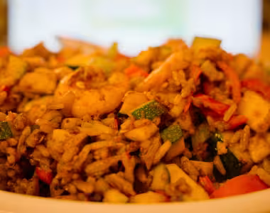 Shrimp fried rice
