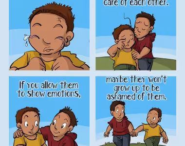 Boys emotions