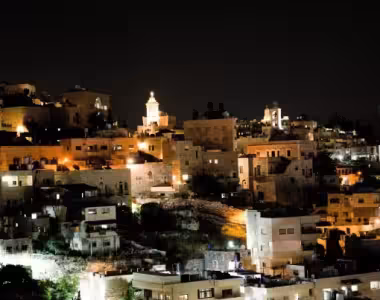 Bethlehem at night