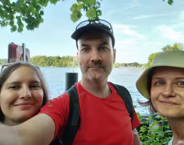 Trip to kleiner Müggelsee on a hot day