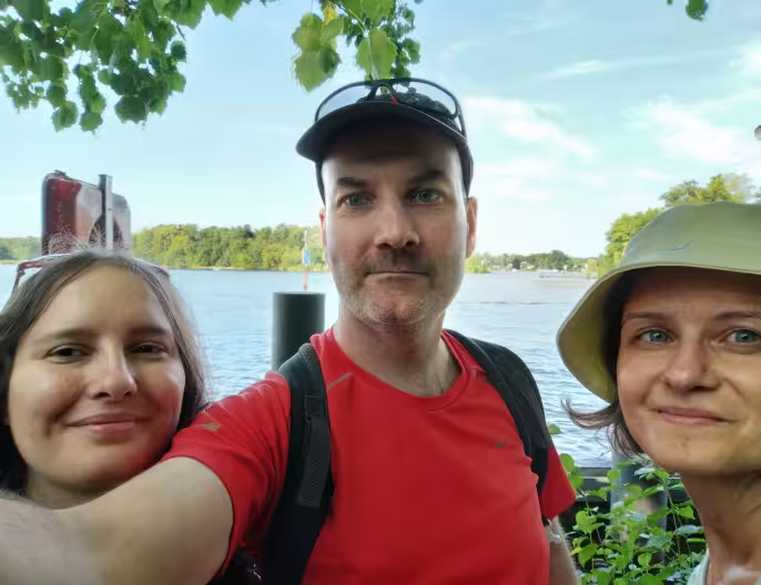 Trip to kleiner Müggelsee on a hot day