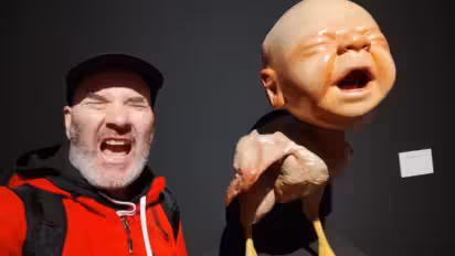 Screaming chicken baby