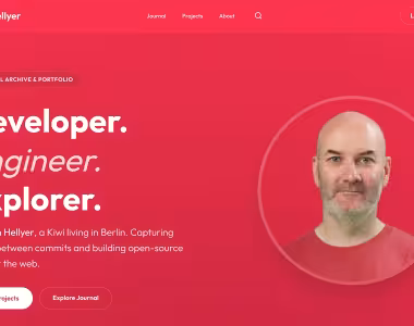 Building ryan.hellyer.kiwi — A journey from Geocities to Laravel