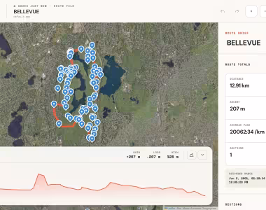 In progress: GPX Route Editor