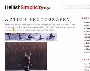 New Hellish Simplicity WordPress Theme