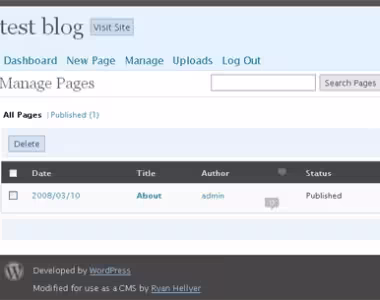 Simple CMS WordPress Plugin
